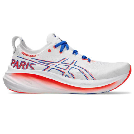 asics GEL-NIMBUS 26 WHITE/SUNRISE RED