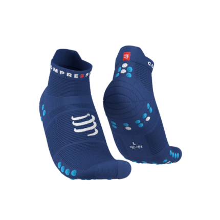 Pro Racing Socks v4.0 Run Low - Sodalite/Fluo Blue