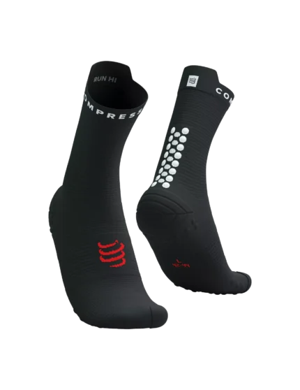 Pro Racing Socks v4.0 Run Quarter - Black/White