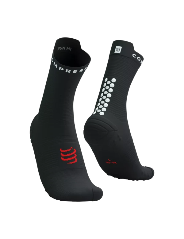 Pro Racing Socks v4.0 Run Quarter - Black/White