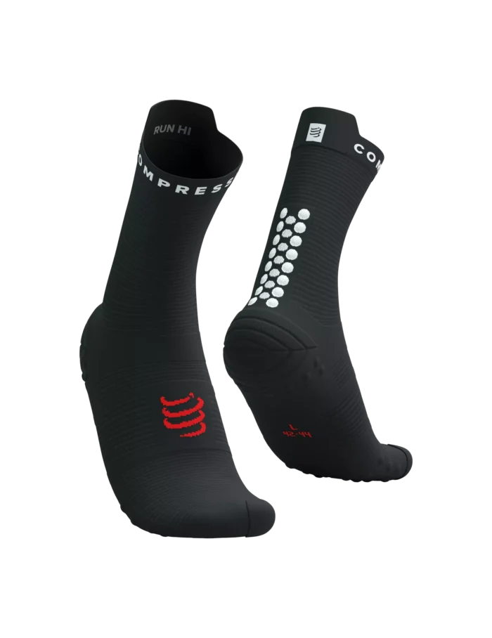 Pro Racing Socks v4.0 Run Quarter - Black/White