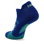 Balega Grit & Grace Neon Blue/Mellow Lime No show socks