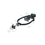 Running Head Torch with Chest Strap NEO5R