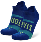 Balega Grit & Grace Neon Blue/Mellow Lime No show socks