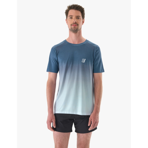 Compressport Performance SS T-Shirt POSEIDON/ICE FLOW