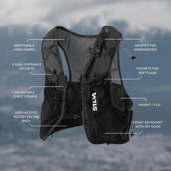 Silva Strive Fly Vest Black